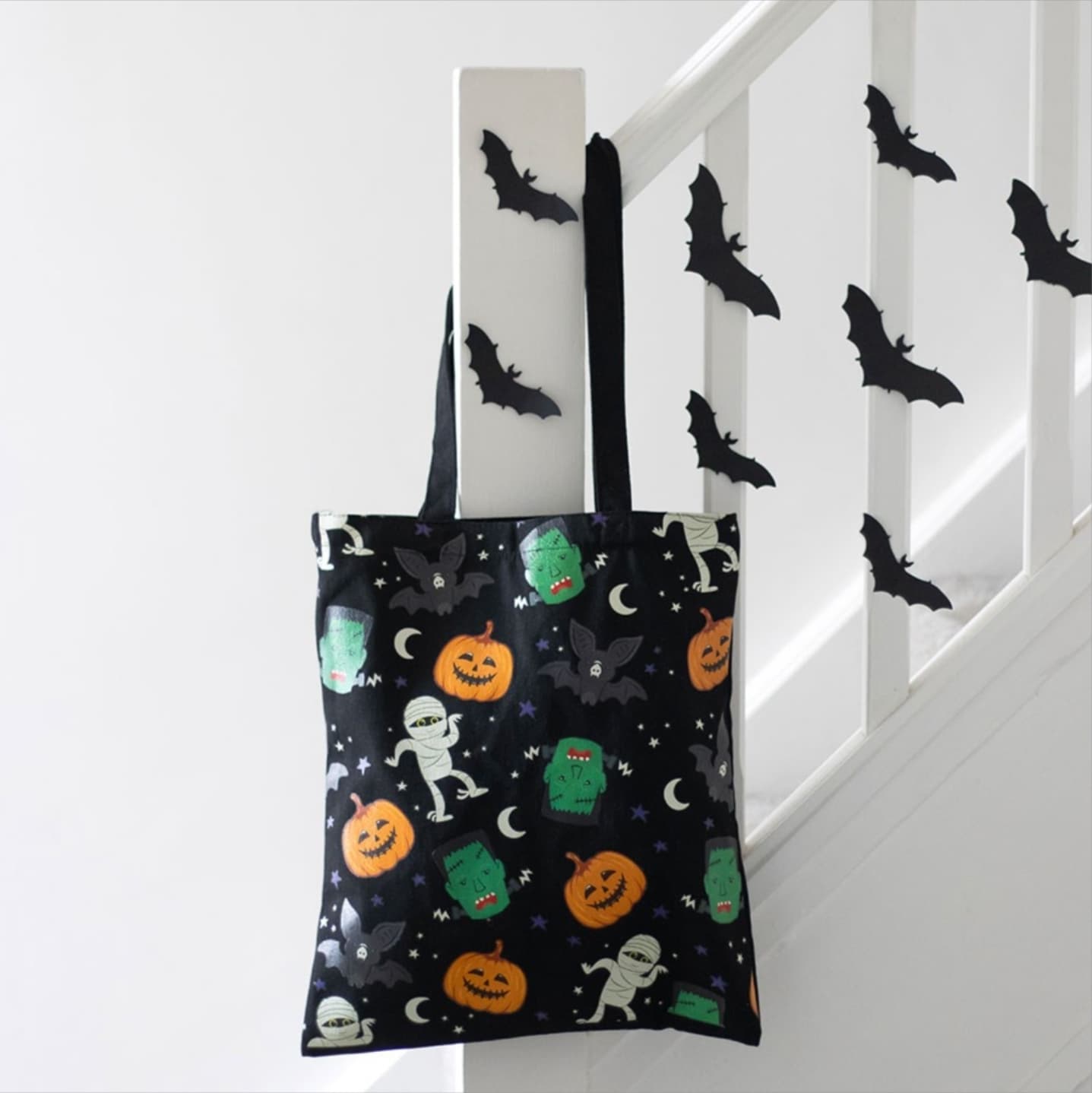Monster Mash Print Tote Bag