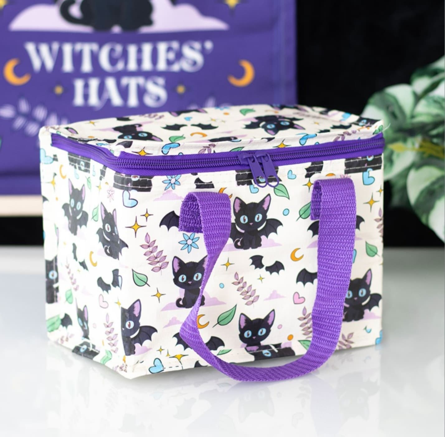 Cute and Creepy Print Lunch Bag