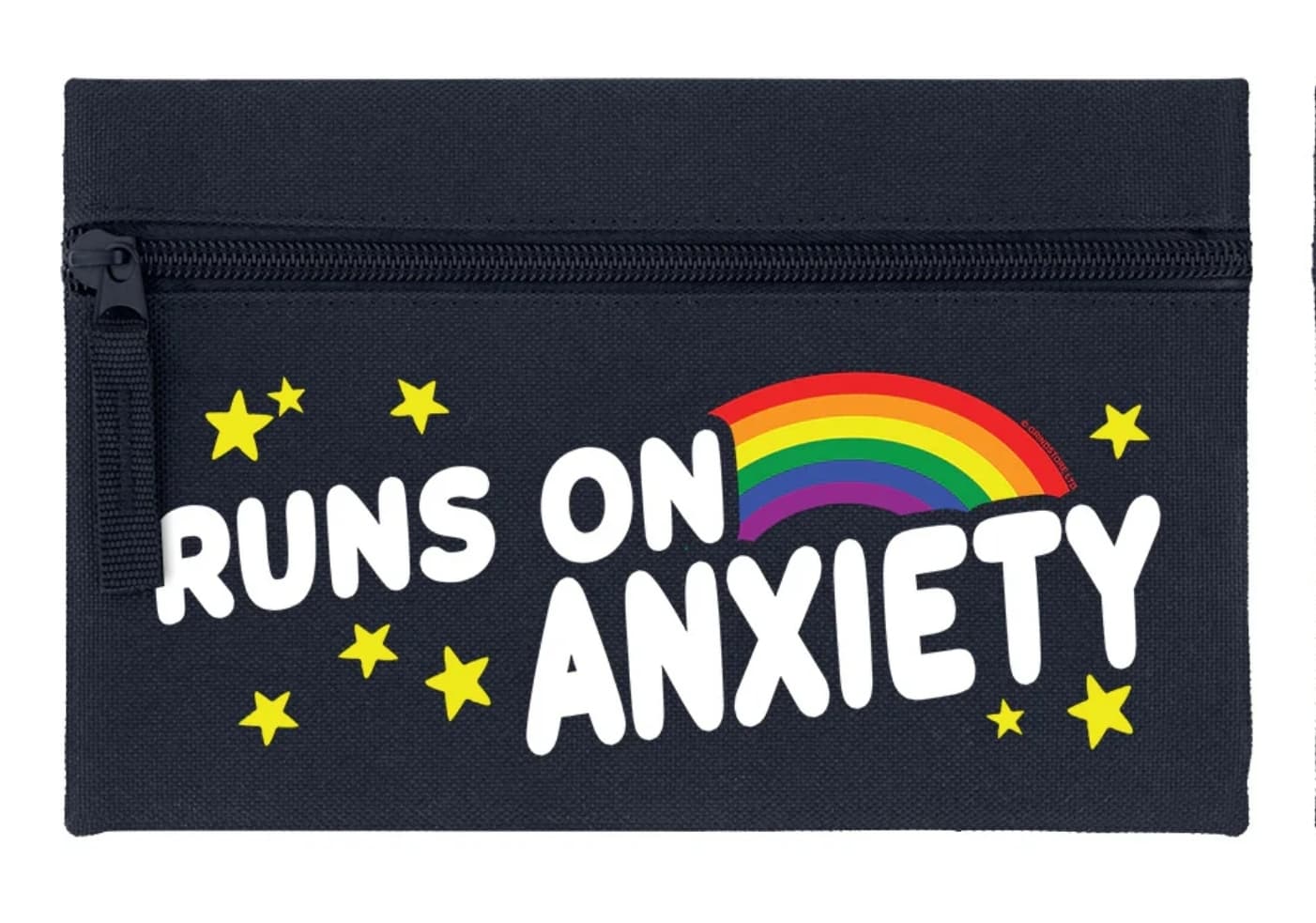 Runs on Anxiety Pencil Case
