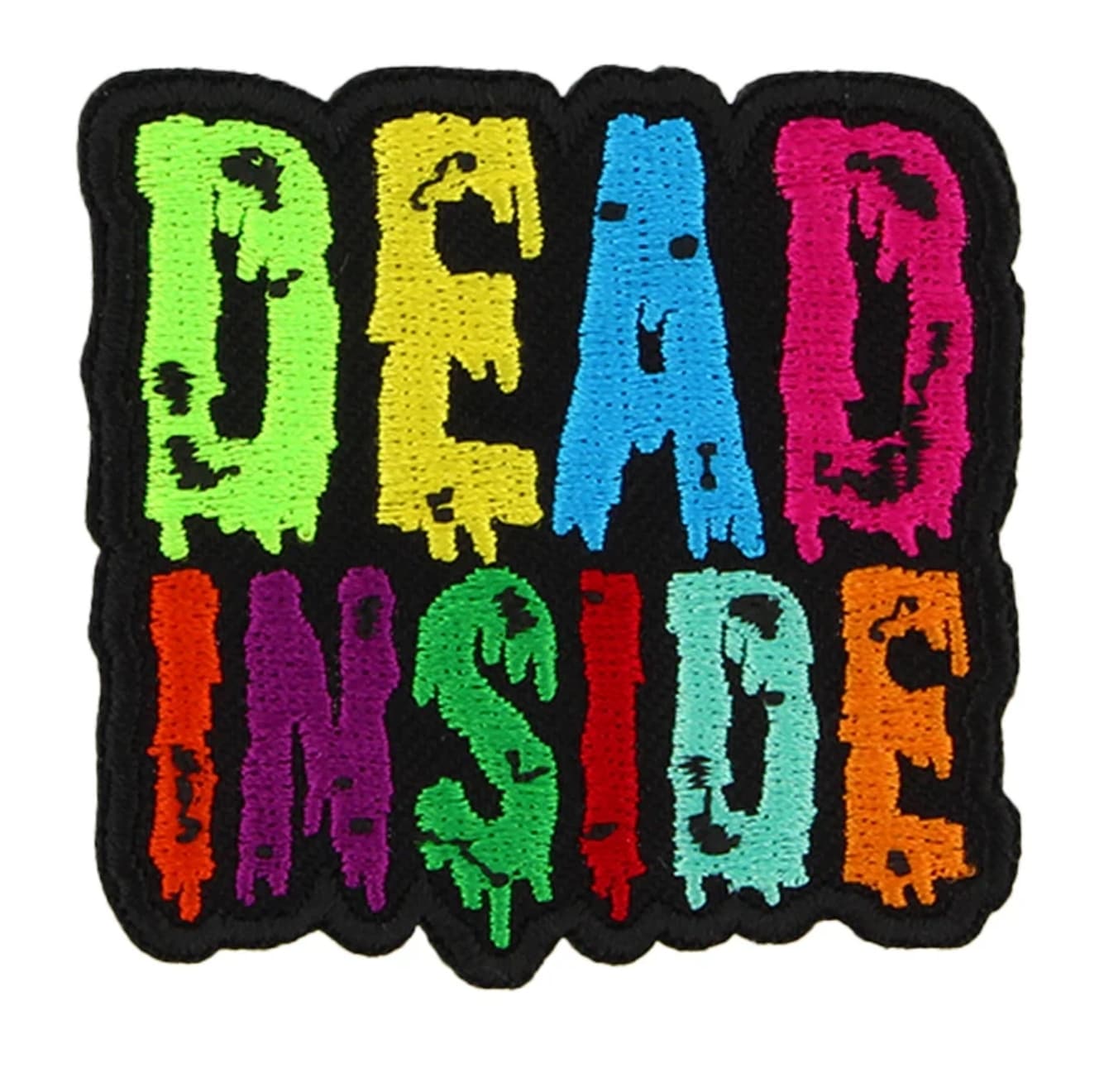 Dead Inside Iron On Patch