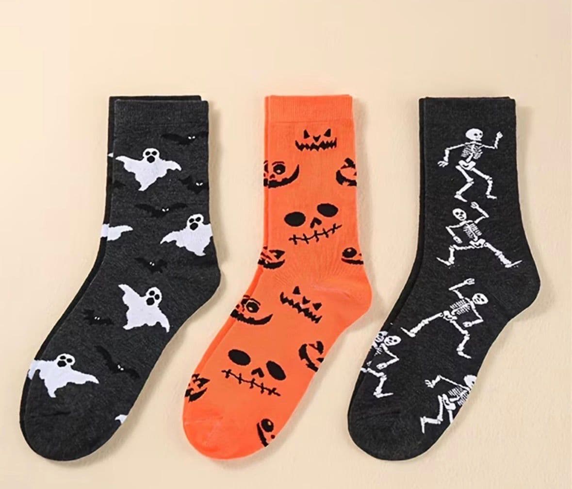Children's Spooky Socks 3 Pair