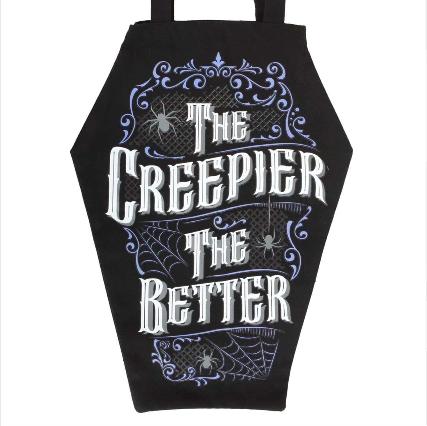 The Creepier the Better Coffin Shaped Tote Bag — image 2
